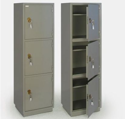 Металлический бухгалтерский шкаф КБ - 033, 1560*470*395 мм. / Архивные шкафы