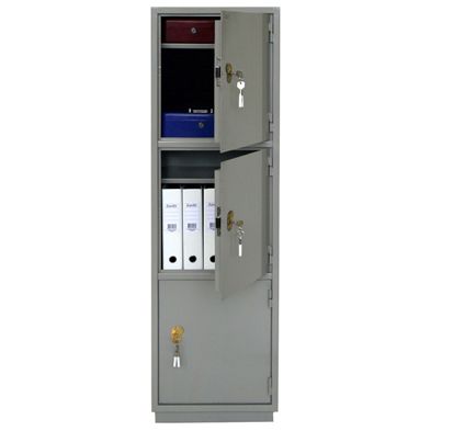 Металлический бухгалтерский шкаф КБ - 033, 1560*470*395 мм. / Архивные шкафы №3