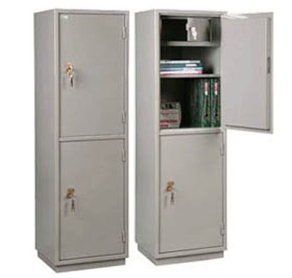 Металлический бухгалтерский шкаф КБ - 032т,  1560х470х395 мм. / Архивные шкафы №2