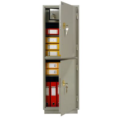 Металлический бухгалтерский шкаф КБ - 023т, 1300*420*360 мм. / Архивные шкафы №3