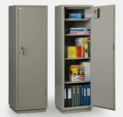 Металлический бухгалтерский шкаф КБ - 021т, 1300*420*360 мм. / Архивные шкафы №3