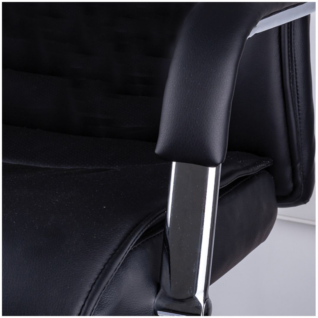 Басқарушы креслосы Helmi HL-E03 "Accept", эко былғары, қара / Басқарушыларға арналған креслолар №5