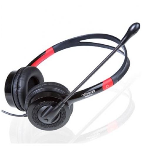 Гарнитура Microlab K270, диапозон частот 20-20000 Гц, черная / Гарнитуры