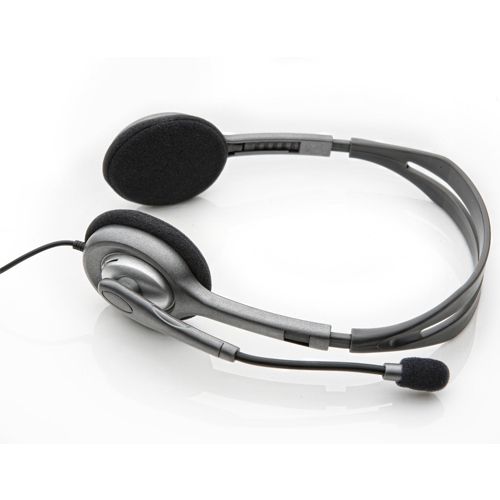 Гарнитура Logitech H110, диапазон частот 20-20000 Гц, серая / Гарнитуры №3