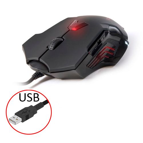 Мышь проводная лазерная Delux DLM-811, USB, 7 кнопок, 8200 dpi, черная / Мыши проводные oe.kz Мышь проводная лазерная Delux DLM-811, USB, 7 кнопок, 8200 dpi, черная / Мыши проводные
