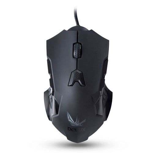 Мышь проводная лазерная Delux DLM-811, USB, 7 кнопок, 8200 dpi, черная / Мыши проводные №2 oe.kz Мышь проводная лазерная Delux DLM-811, USB, 7 кнопок, 8200 dpi, черная / Мыши проводные №2