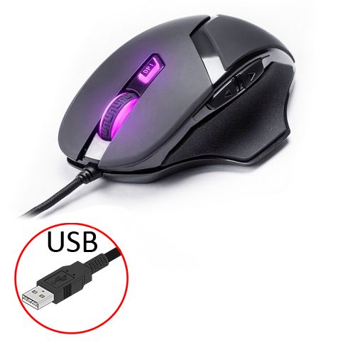 Мышь Delux DLM-612OUB, 1000-4000 dpi, Optical, USB, black / Мыши проводные oe.kz Мышь Delux DLM-612OUB, 1000-4000 dpi, Optical, USB, black / Мыши проводные