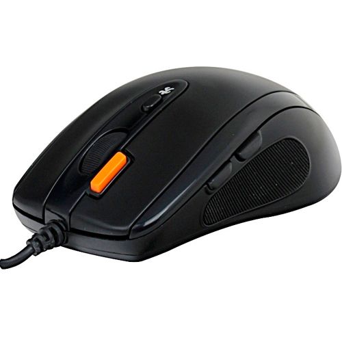 Мышь A4 Tech N-70FX-1, Optical wheel Mouse, USB, 800-1600dpi, 6 buttons, black / Мыши проводные №2