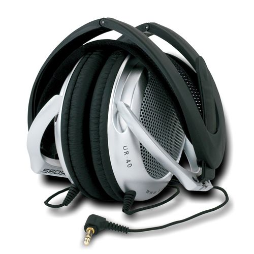 Наушники Koss UR40, диапазон частот 15-22000 Гц, серебряный / Наушники №3