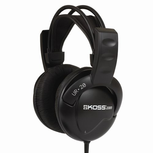 Наушники Koss UR20, диапазон частот 30-20000 Гц, черный / Наушники