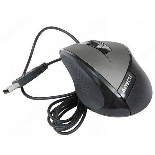Мышь A4 Tech N-600X-1, Optical wheel Mouse, USB, 600-1600dpi, black / Мыши проводные №2