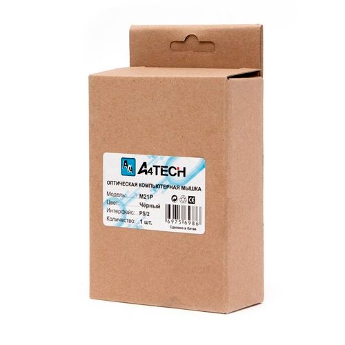 Мышь проводная оптическая A4Tech M-21, PS/2, 4 кнопки, 1000 dpi, черная / Мыши проводные №2 oe.kz Мышь проводная оптическая A4Tech M-21, PS/2, 4 кнопки, 1000 dpi, черная / Мыши проводные №2