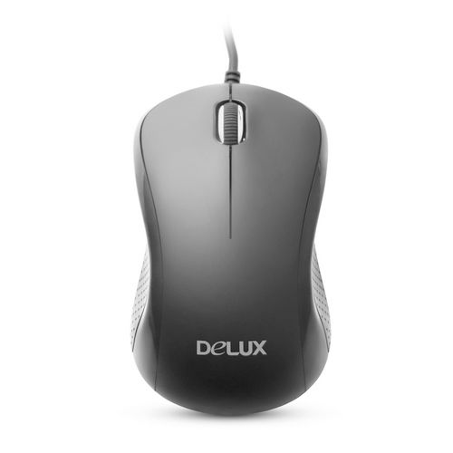 Мышь Delux DLM-391OUB, 1000 dpi, Optical, USB, black / Мыши проводные №2