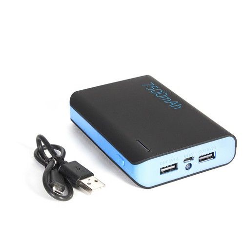 Портативное зарядное устройство SVC UPB-805B, 7500 mAh, LED-фонарик, Micro-USB в комплекте, черное / Портативные зарядные устройства №2