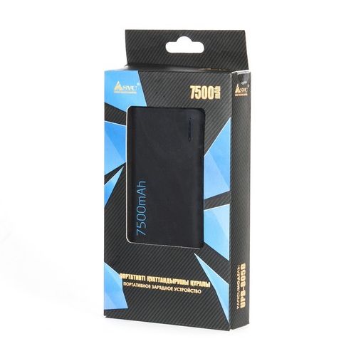 Портативное зарядное устройство SVC UPB-805B, 7500 mAh, LED-фонарик, Micro-USB в комплекте, черное / Портативные зарядные устройства №3