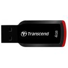 USB-флешка 4 Gb, Transcend "JetFlash 360", USB 2.0, черная