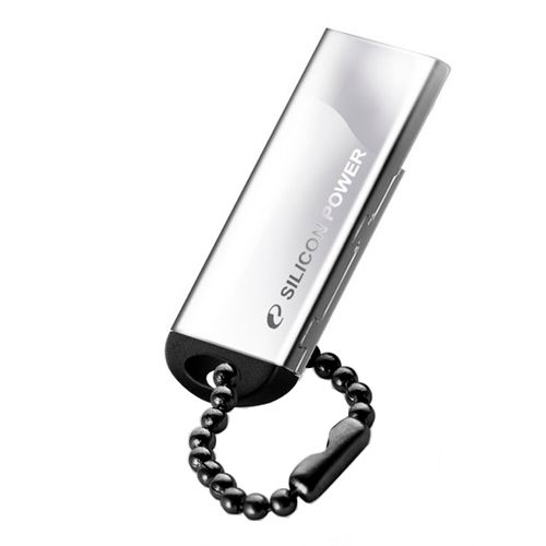 USB-флешка 4 Gb, Silicon Power "Touch 830", USB 2.0, серебристая