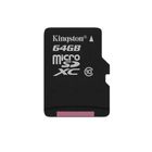 Карта памяти 64 Gb, Kingston, micro SDХC, 10 класс скорости