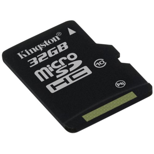 Карта памяти 32 Gb, Kingston, micro SDHC, 10 класс скорости / Карты памяти