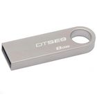 USB-флешка 8 Gb, Kingston "Data Traveler SE9", USB 2.0, серебристый