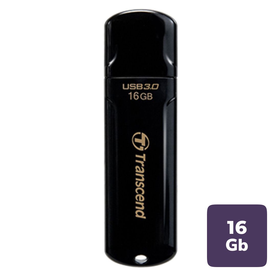 USB-флешка 16 Gb, Transcend "JetFlash 700", USB 3.0, қара