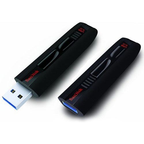 USB-флешка 16 Gb, SanDisk "Cruzer Extreme", USB 3.0, черная