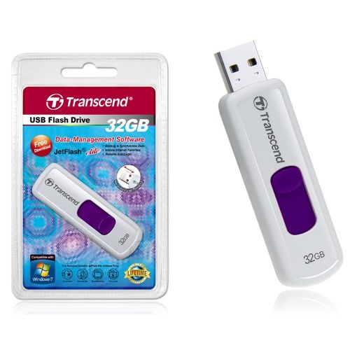 USB-флешка 32 Gb, Transcend "JetFlash 530", USB 2.0, белый