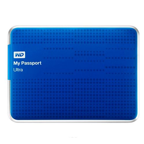 Жесткий диск 1 TB, Western digital ''My Passport ultra'', USB 3.0, HDD, синий / Внешние жесткие диски