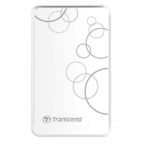 Жесткий диск 2 TB, Transcend ''StoreJet 25A3'', USB 3.0, HDD, белый / Внешние жесткие диски