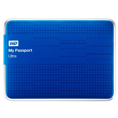 Жесткий диск 500 Gb, Western digital ''My Passport ultra'', USB 3.0 micro-B "мама", HDD, синий