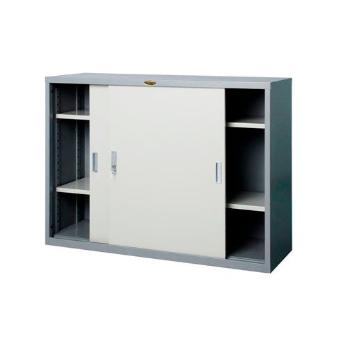Шкаф-купе металлический малый President SLS04, 1185*406*878 мм, серый / Архивные шкафы