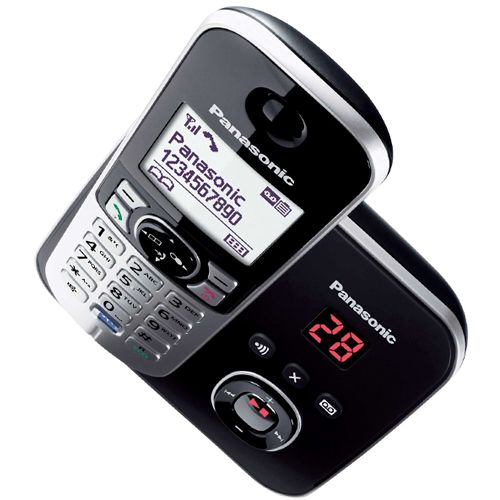 Dect телефон Panasonic KX-TG6822, CAB, черно-серый