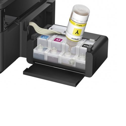 МФУ струйный Epson L550, А4, 5760*1440, 33 стр/мин, с СНПЧ, печать фото, без кабеля USB, факс / Струйные №5