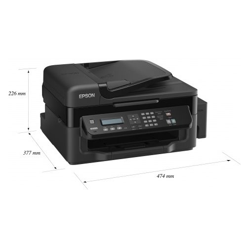 МФУ струйный Epson L550, А4, 5760*1440, 33 стр/мин, с СНПЧ, печать фото, без кабеля USB, факс / Струйные №6