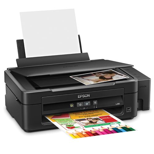 МФУ струйный Epson L210, А4, 5760*1440, 27 стр/мин, с СНПЧ, печать фото, без кабеля USB / Струйные №3