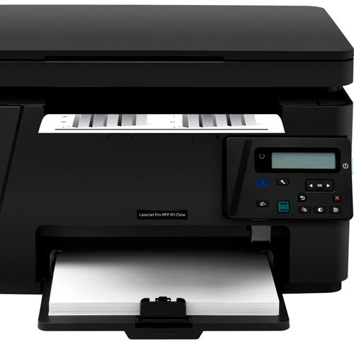 МФУ лазерное HP LaserJet Pro M125nw (печать, сканер, копирование), А4, 20 стр/мин, без кабеля USB / Лазерные монохромные №2