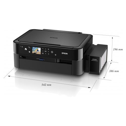 МФУ струйный цветной Epson L850, А4, 5760*1440, 37 стр/мин, с СНПЧ, печать на CD/DVD, без кабеля USB / Струйные №6