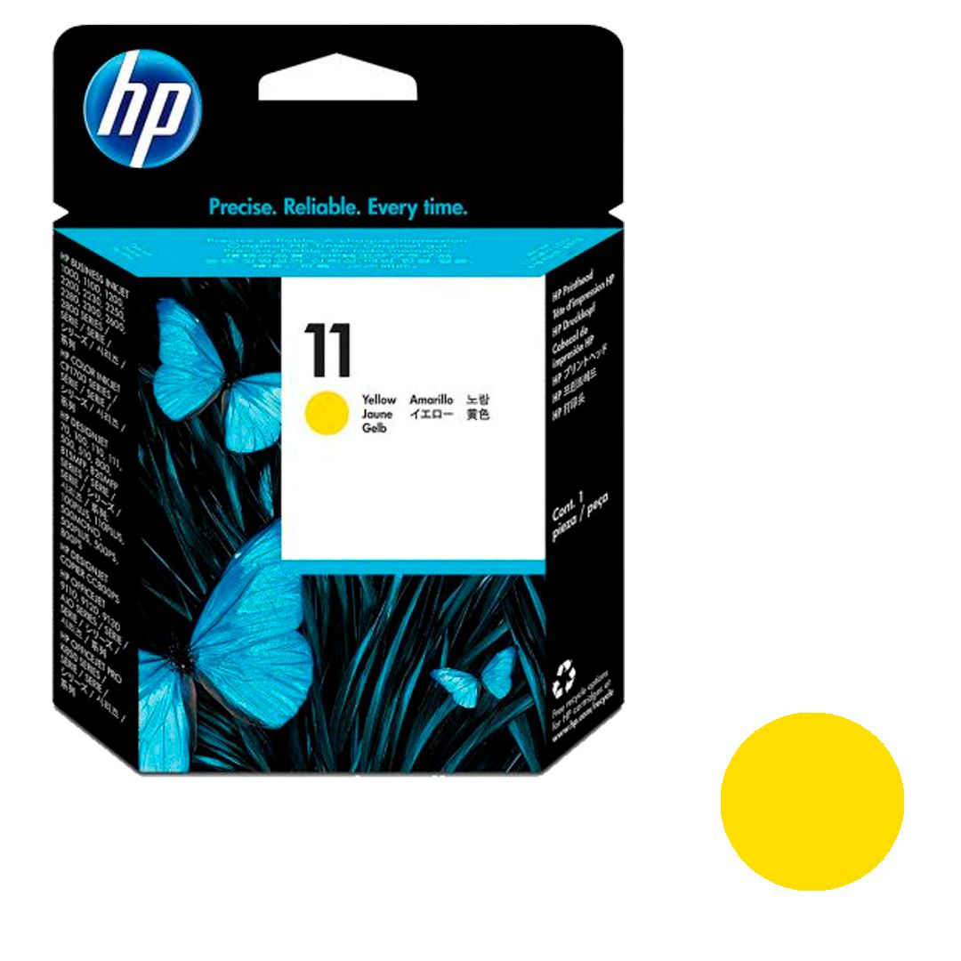 Печатающая головка HP №11 (C4813A), для Business Inkjet 2200/2250/DJ 500/510/800/810, желтая / Чернила