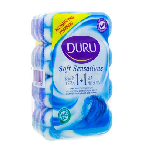 Мыло туалетное Duru "Морские минералы", 4*90 гр / Мыло кусковое №2