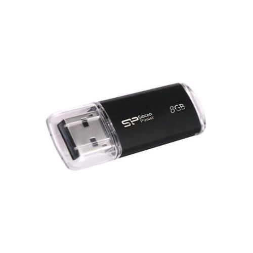 USB-флешка 8 Gb, Silicon Power "UltimaII", USB 2.0, черная