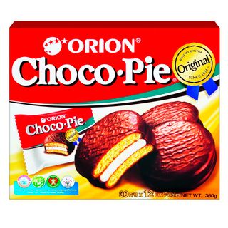 Бисквит Orion "Choco-Pie", 360 гр, 12 штук в коробке / Печенье, вафли, крекеры
