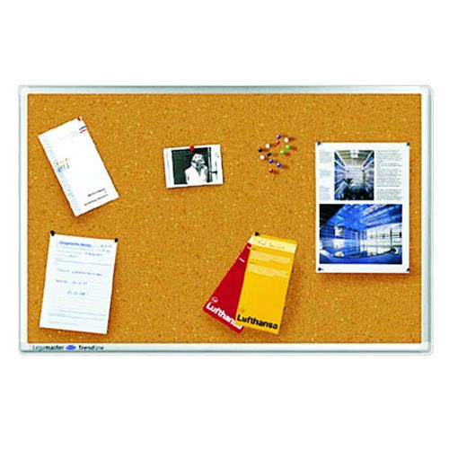 Доска пробковая Data Zone, размер 60*90 см / Доски пробковые для объявлений