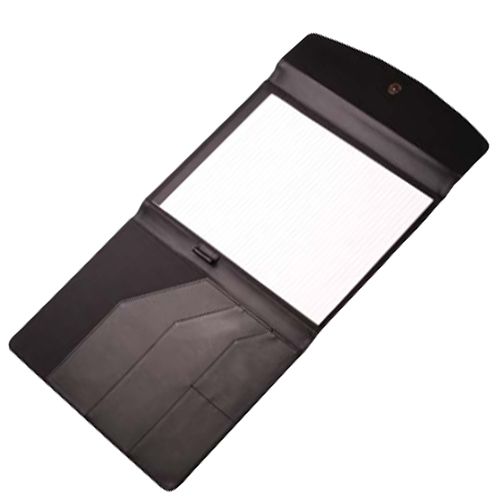 Папка деловая Centrum, А4, черная, застежка-магнит / Папки-портфели из кожзама и ткани