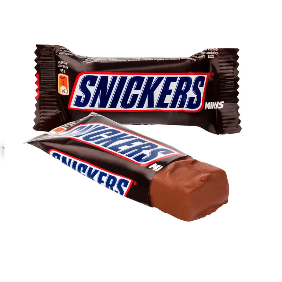 Шоколадты батончиктер Snickers minis, 180 гр / Шоколад №2