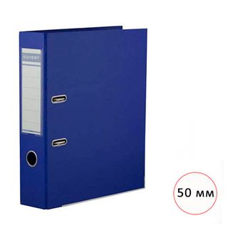 Папка-регистратор KUVERT А4, ширина корешка 50 мм, синяя / Папки регистраторы А4 с шириной корешка 50-80 мм