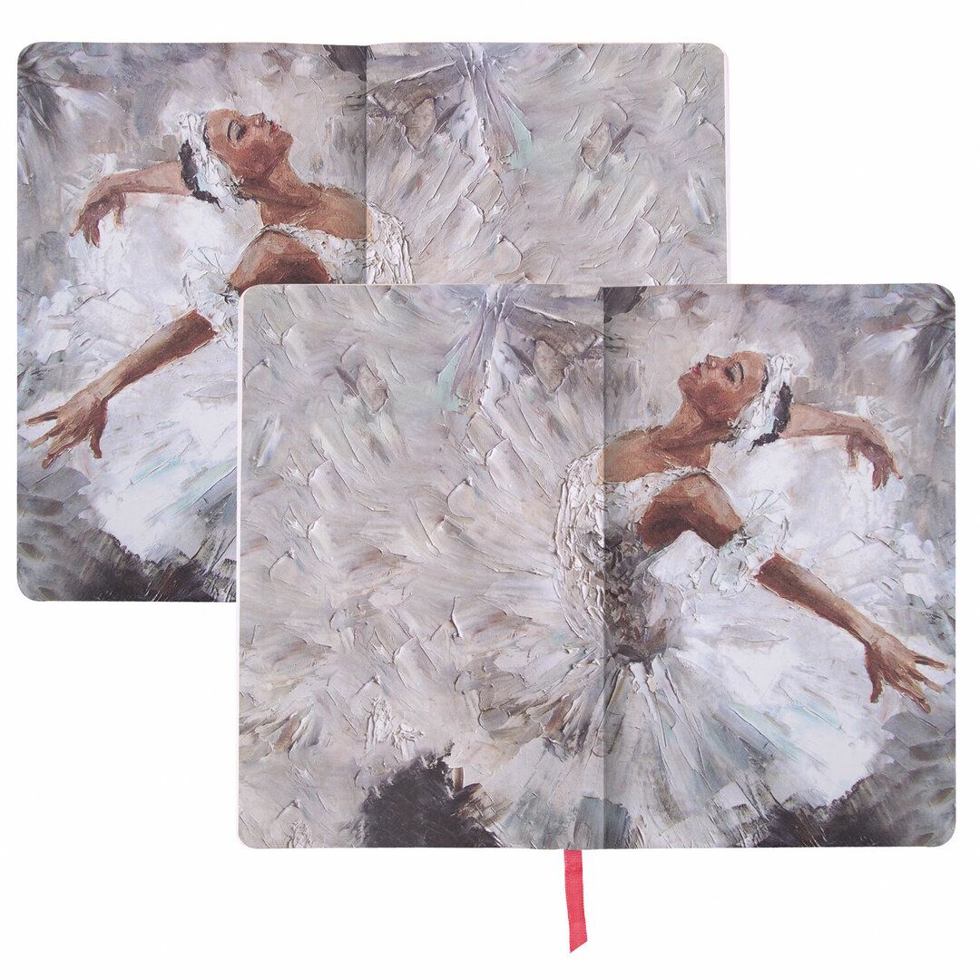 Ежедневник недатированный Brauberg Vista "Ballet", А5, 136 л, кожзам / Ежедневники недатированные №11