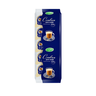 Сливки Campina, 10 шт*10 мл, 10%, порционные / Молоко и сливки