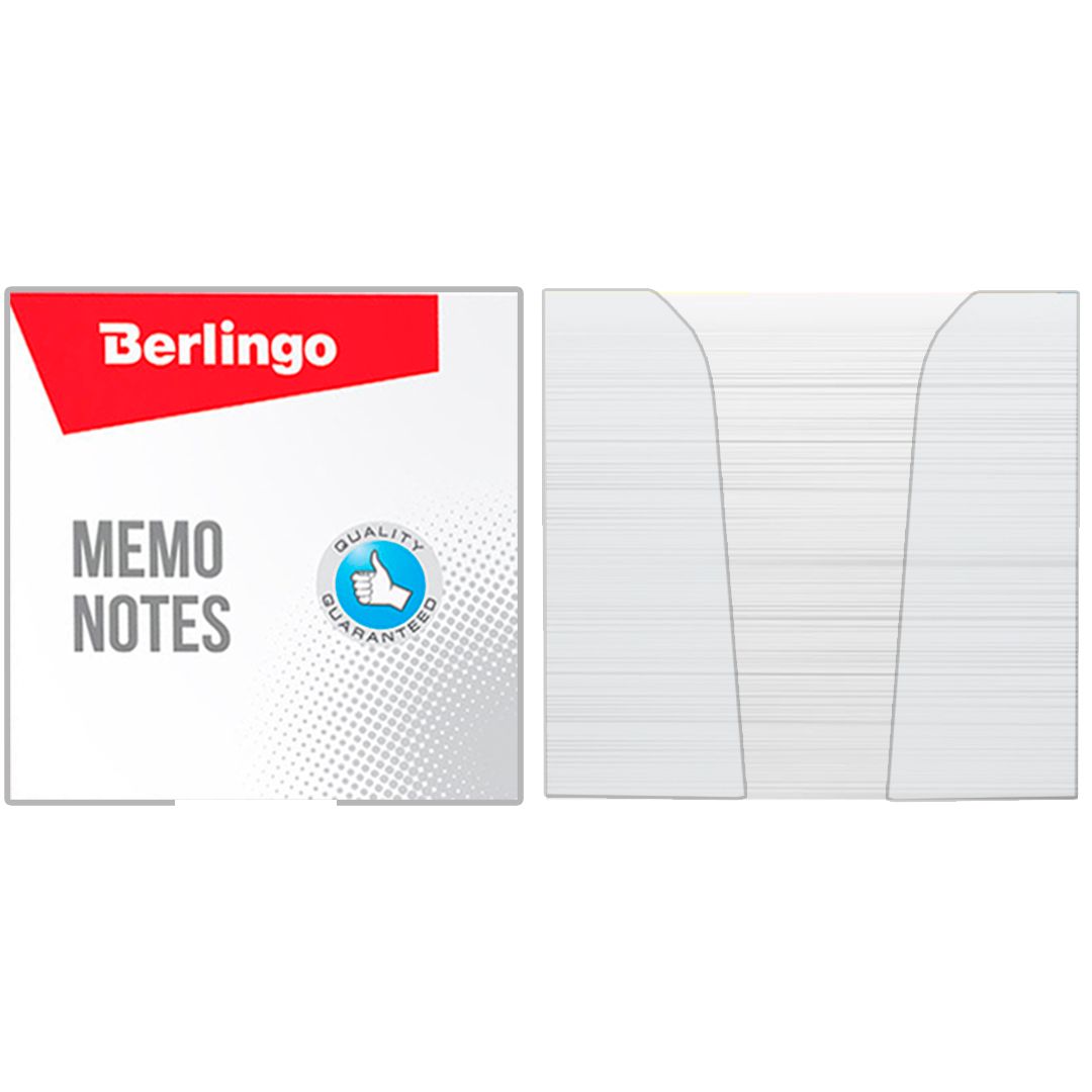 Блок для записей Berlingo "Standard", в подставке, размер 90*90*90 мм, белый / Блоки для записей
