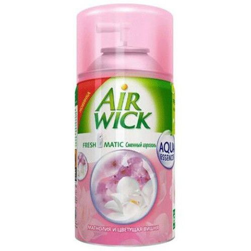 Освежитель воздуха Airwick «Магнолия и цветущая вишня», 250 мл (сменный баллон) / Баллончики для диспенсеров