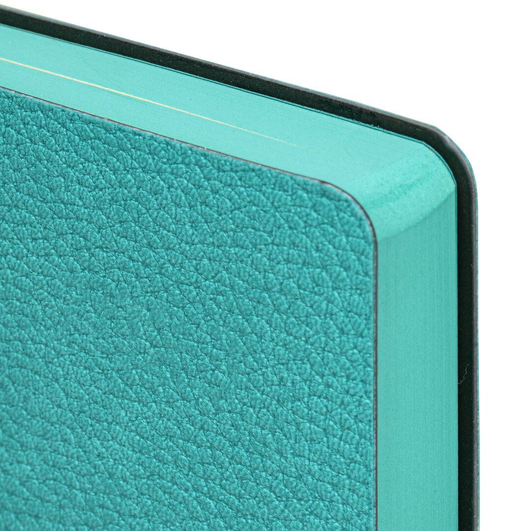 Ежедневник недатированный Brauberg "Stylish", А5, 160 л, кожзам, бирюзовый / Ежедневники недатированные №4